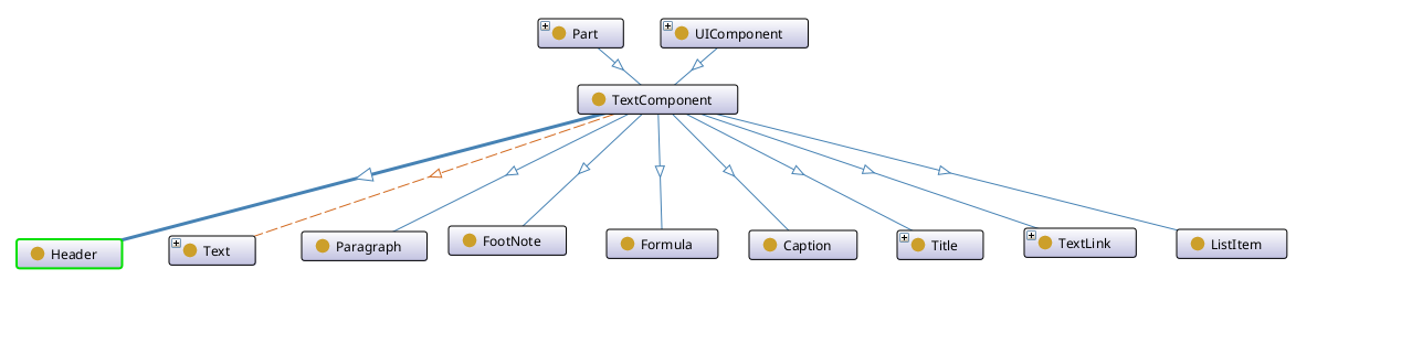 Text components